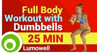 Full Body Workout with Dumbbells [upl. by Jurkoic]