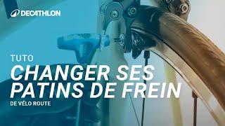 TUTO  Comment changer les patins de frein sur son vélo route  🚲 I Decathlon [upl. by Hoagland]