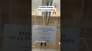 La Flamme olympique posée a la mairie de Meaux 🔥 [upl. by Zonda81]