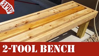 Two Power Tool Backyard Bench [upl. by Allsun]