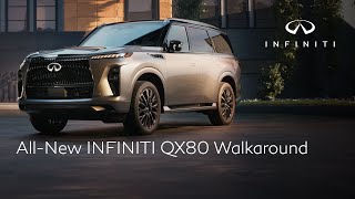 The AllNew INFINITI QX80 SUV Walkaround [upl. by Leander]