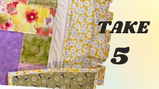 How to make a quilt in 5 hours with just 5 fabrics [upl. by Mun924]