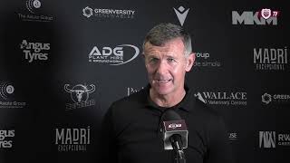 Arbroath 0  0 Montrose  Jim McIntyre  Post Match Interview [upl. by Onyx]