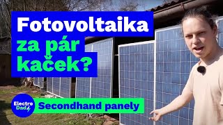 Fotovoltaika za pár kaček ze secondhandových panelů  Electro Dad  367 [upl. by Kinsman]