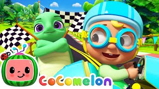 Go Kart Racing Song  CoComelon Animal Time Nursery Rhymes amp Songs for Kids [upl. by Oad]