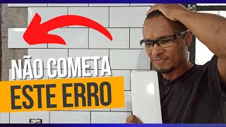 NÃO COMETA ESTE ERRO Ao Instalar Revestimento Metro White Na Cozinha [upl. by Ilujna759]