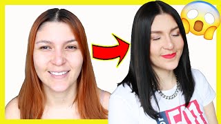 Cómo PINTARSE EL CABELLO uno mismo en casa 👩👩‍🦰de COBRIZO a CASTAÑO [upl. by Him]