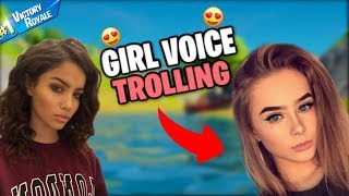 GIRL VOICE TROLLING A THIRSTY GIRL 🤤 ft emilee [upl. by Eselehs]