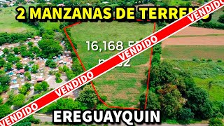 SE VENDEN 2 MANZANAS de TERRENO en EREGUAYQUIN Usulutan El Salvador [upl. by Clem]