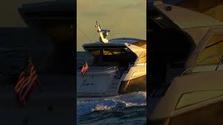 Sunseeker leaving Haulover inlet at sunset [upl. by Kienan980]