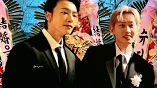 Full ver Oppa Oppa  DampE at Eunhyuks noona wedding 🕺🕺 [upl. by Esimehc]