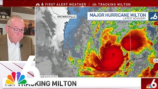 Emotional John Morales updates on Hurricane Milton as Cat 5 I apologize this is just horrific [upl. by Heindrick922]