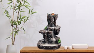 Best Waterfall Incense Burner Review 2024 [upl. by Azrim]