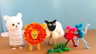 Five cute animal crafts to make [upl. by Elvina]