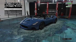 GTA 5  PAST DLC Vehicle Customization  Lampadati Corsita Maserati MC20 [upl. by Arabella]