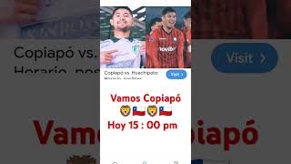 Copiapó vs Huachipato [upl. by Lorene134]