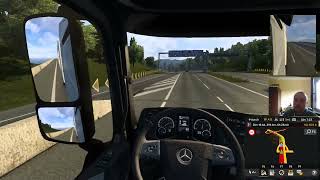 Euro Truck Simulator 2  Deux longs voyages au programme  Angleterre puis Paris Amsterdam  😁 [upl. by Eecyal]