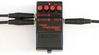 BOSS MZ2 Digital Metalizer Demo [upl. by Regdor]