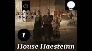 Crusader Kings 3 Jarl Haesteinn Ep 01 Gameplay Playthrough [upl. by Udella951]