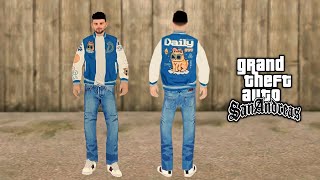 MOD SKIN KEREN  Skin by Crezeree  GTA SA ANDROID [upl. by Ylrebme]