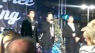 Il Volo and Pia Toscano at LA Lives Tree Lighting Event [upl. by Aleydis]