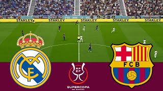 Real Madrid vs Barcelona Final 2024 Partido Completo Simulación de Videojuegos PES 2021 [upl. by Burnight]