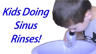 Pediatric Nasal Rinse  How a Sinus Rinse is Performed in Kids [upl. by Ydur459]