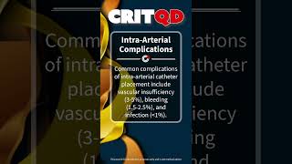 IntraArterial Complications [upl. by Burnard659]