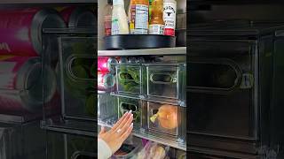 Asmr Fridge Restock 🍇🍉🍓 asmr restock home fridge shorts viralshorts [upl. by Ewart896]