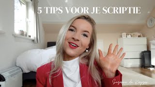 5 tips om je scriptie te halen [upl. by Anirad517]