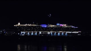 quotArviaquot makes a very delayed departure from Southampton  27102023 [upl. by Tinor]