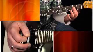 Spielend EGitarre Lernen  Rock Riffs Tutorial 3 [upl. by Arriat]