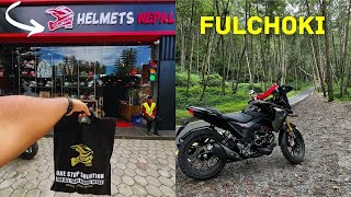 Ride To Fulchoki on Honda NX200  Helmets Nepal New Naxal Branch Ma Shopping [upl. by Boswell]