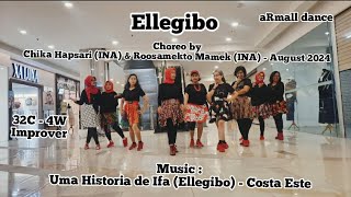 🎶 ELLEGIBO  Line dance demo by aRmall dance [upl. by Aneehsal]