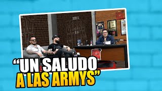 Franco Escamilla manda mensaje a las Armys de BTS [upl. by Atikir]