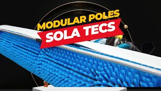 SolaTecs Modular Poles Overview  Solar Panel Cleaning Equipment and Systems [upl. by Atnod]