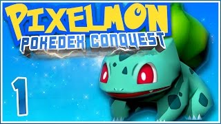 Minecraft Pixelmon PokéDex Conquest Ep1  First In The Dex [upl. by Cob]