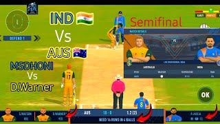 2009Semifinal 16runs in 4ball msdhoni vs warnerIndia🇮🇳 Vs Australia🇦🇺RMGAMING RC24Cricket IPL [upl. by Laerdna482]