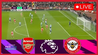 ARSENAL vs BRENTFORD LIVE TODAY ⚽ PREMIER LEAGUE 2324 pes21 [upl. by Nyliram]