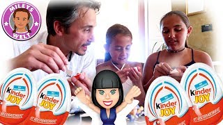 KINDER JOY Eier mit Überraschung unboxing Üeier Überraschungseier  Mileys Welt [upl. by Acirfa]