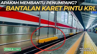 Bantalan di Bawah Pintu KRL Buat Pijakan Penumpang Bakal Dipasang di Semua KRL [upl. by Biddick112]