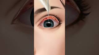 Blepharitis treatment  Asmr animation  asmr shorts ASMRWallah [upl. by Snevets]