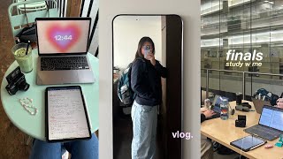 STUDY VLOG  med school finals week — year 2 🎧⚕️ [upl. by Petty]