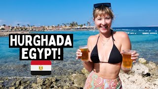 Hurghada Egypts BEST Beach Holiday All Inclusive Travel Vlog 🇪🇬 [upl. by Assed]