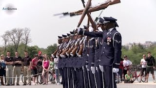 US Air Force Honor Guard AWESOME Performance [upl. by Gratt]