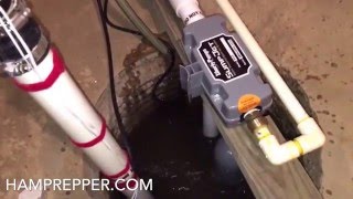 Water Powered Backup Sump Pump [upl. by Mell312]