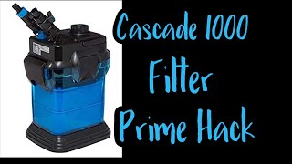 Cascade Filter Hack  No More Struggling To Prime Your Filter [upl. by Anitnegra588]