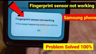 ANY Samsung Galaxy S Fingerprint Sensor NOT working with screen protector SOLVED [upl. by Aerehs506]