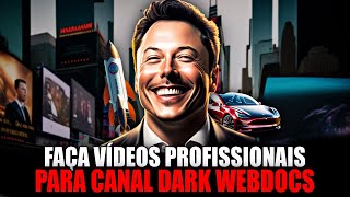 APRENDA A EDITAR VÃDEOS PARA MONETIZAR RÃPIDO UM CANAL DARK WEBDOC [upl. by Farmer]