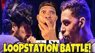 American Rapper FIRST time EVER watching MB14 vs SARO  Grand Beatbox LOOPSTATION Battle 2017 [upl. by Trevor154]